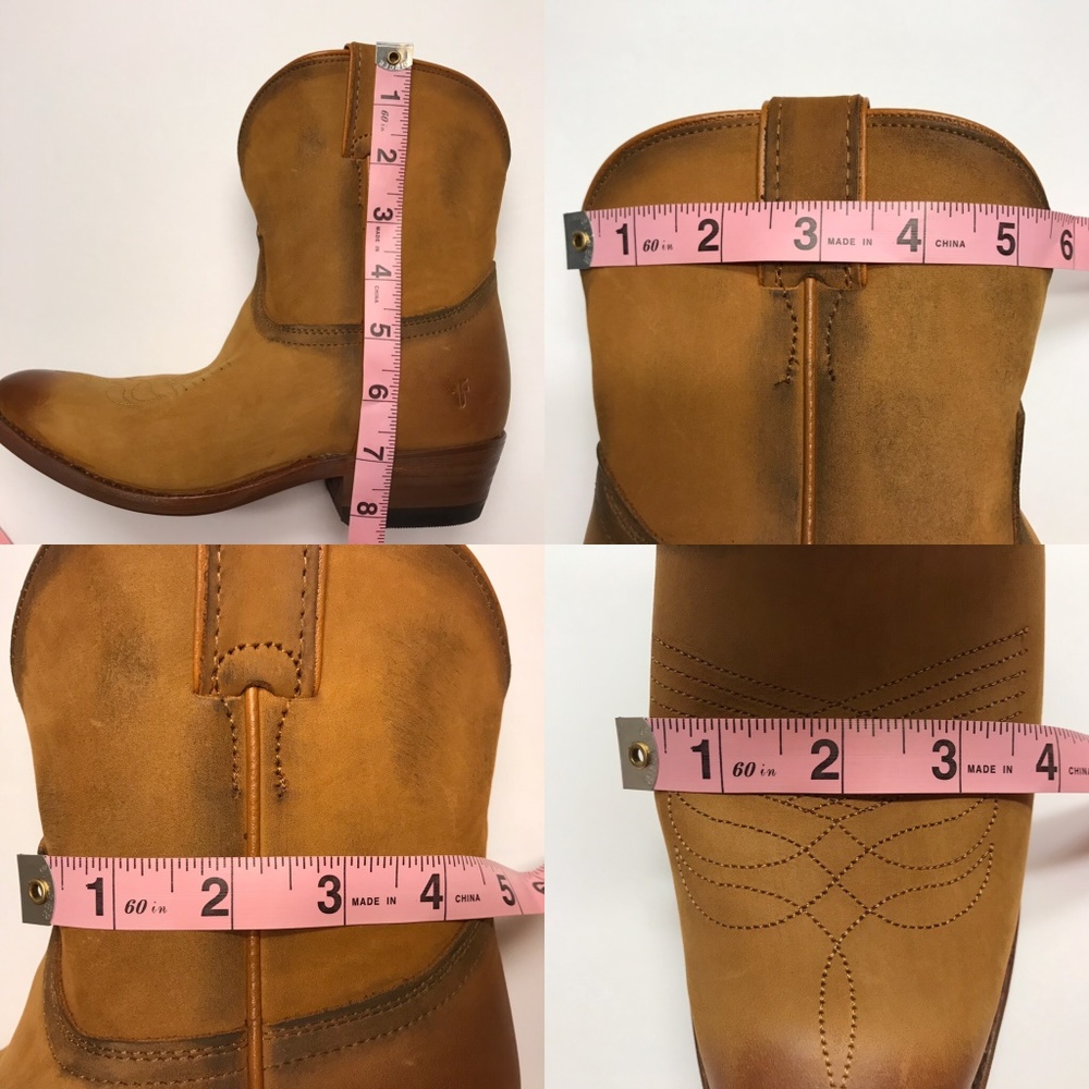 NWOB FRYE Billy Short Distressed Cowboy Boot - Picture 7 of 8